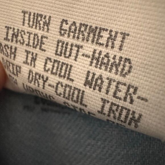 Patchington Vintage Pearl & Glitter Embellished Chambray Button Down M - Picture 5 of 6